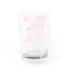 H&L_lab.のハピぞうくんとラキりんちゃん Water Glass :back