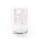 MARU0211のかっこいいニャンコ Water Glass :back