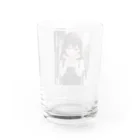 character itemsの黒髪キャラグッツ  Water Glass :back