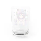 yos-1292583のねこニコばん Water Glass :back