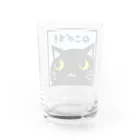 雑貨屋kerori(ザッカヤケロリ）のねこがすき（くろねこ） Water Glass :back