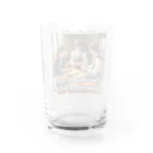 BOSEKIの一人より二人のほうが良い知恵を出せる。 Water Glass :back