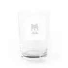 黒柴むさし君のSimpleむさし君 Water Glass :back