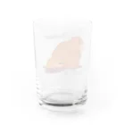 もちもちビーバーのサーフィンするちビーバーそのいち Water Glass :back