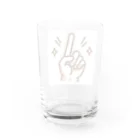 ハートフルの一等賞！ Water Glass :back