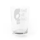 『NG （Niche・Gate）』ニッチゲート-- IN SUZURIのDon't Be Cruel.(黒) Water Glass :back