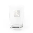 yangjiedaoyuanの外を見ている猫 Water Glass :back