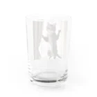 DQ9 TENSIのカーテンと遊ぶ愛らしい猫ちゃん Water Glass :back