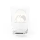 tau18の猫のぬくもり Water Glass :back
