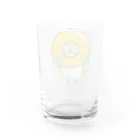 monomawaruのメジロとドーナツ  Water Glass :back