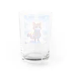 ビビりな番犬くんのふわふわフレンズ！にゃんこ Water Glass :back