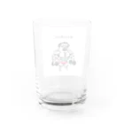 nopotechiの筋肉パグ（シリーズ2） Water Glass :back