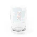 pezupezuの空飛ぶワンダフル犬 Water Glass :back