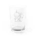 Dog-Ass ドッグアスのDogAss ヒョウ柄モノクロ Water Glass :back