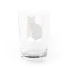 ポチオのトイレの上のポチオ Water Glass :back