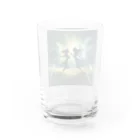 pompomダンスの夏の双子フェアリー Water Glass :back