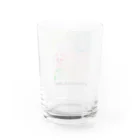 にゃんまるけのカラフルまるけ Water Glass :back