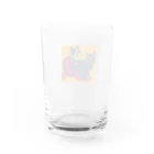 つくしとじゅげむのつくしとじゅげむ(サーモドットオレンジ) Water Glass :back