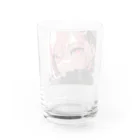 ぶーたんの黒服の女王 Water Glass :back