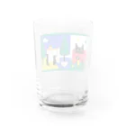 ryujiのお上品なおネコ様のデザイン４ Water Glass :back