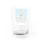 Ginger DesignsのPinupgirl with Pickup  truck Water Glass :back