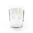 Kazusanの生きてるものの行進  夜 Water Glass :back