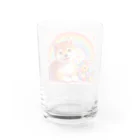 癒しのショップの夢の中の柴犬 Water Glass :back