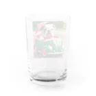 T-BORNSTAKEのブルドッグくんのある夏の日 Water Glass :back