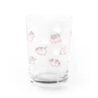 しらたまちゃんSHOPu〜🐽のいっぱいしらたまちゃん Water Glass :back