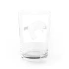 クリスタの尻尾が短い保護猫 たぬちゃん Water Glass :back