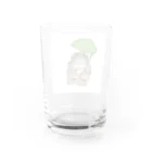 2匹の愉快なハム達のおうか Water Glass :back