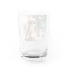 モンピパラダイスのイケテルにゃん‼️ Water Glass :back