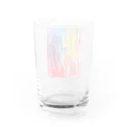 atelier_lapislazuliの色のシャワー Water Glass :back