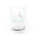 レプタイルズ好き＼(^o^)／の葉っぱの上のカエル Water Glass :back