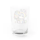 きぐるみあにまるず！の花束きぐるみネコ Water Glass :back