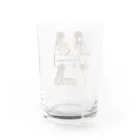 毛玉のおうちチャリティーグッズ販売suzuri部のIT'S me. SO WHAT? Water Glass :back