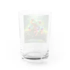 GEKIの肩肘カエル Water Glass :back