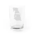 jastice1037の見返り犬ジャスティス Water Glass :back