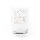 akinyan3128の絵描きのパンダ君 Water Glass :back