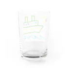 海の幸のクルーズ船 Water Glass :back