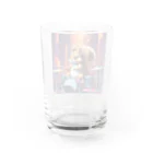 ミリススタイルのドラムを叩くシマリス Water Glass :back