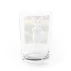 森の雑貨屋のほほえむウサギ Water Glass :back