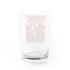 シロクマペンギンの火山の女剣士 Water Glass :back