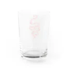 亜月の宝箱の蛇 (赤) Water Glass :back