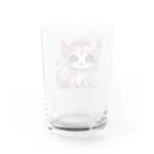 Snow-peaceの幻想のプリンセスキャット Water Glass :back