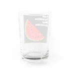 YOKOのFreePalestine StopGenocide Water Glass :back