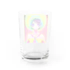 きゅぴきゅぴガールの後光が差している★きゅぴきゅぴガール Water Glass :back