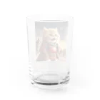 もふもふ日本史の戦ねこ Water Glass :back