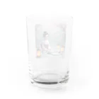 raimu-の着物女性と桜 Water Glass :back