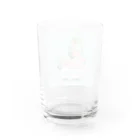 清水ミラノのボンネットユニコーンガール Water Glass :back